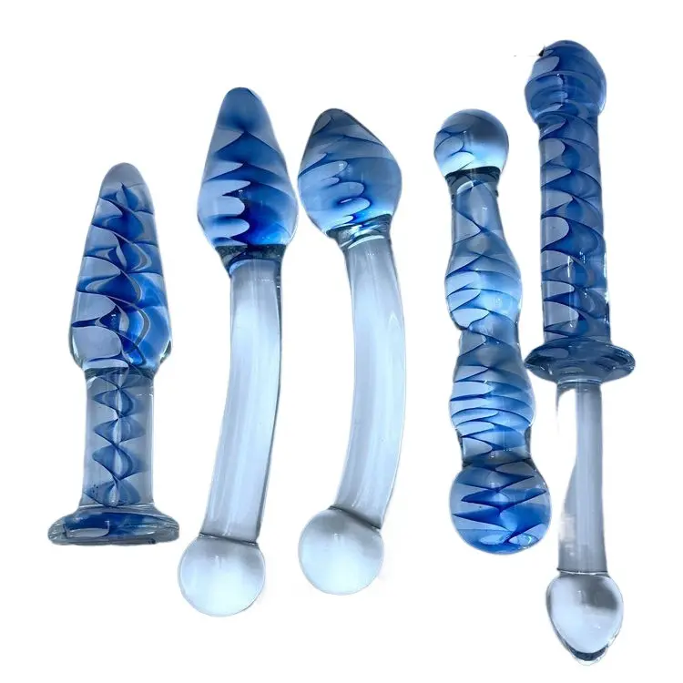Smooth Glass Glass Dildo Anal for Prostate G SPOT Massager Sex Toy for Women or Men