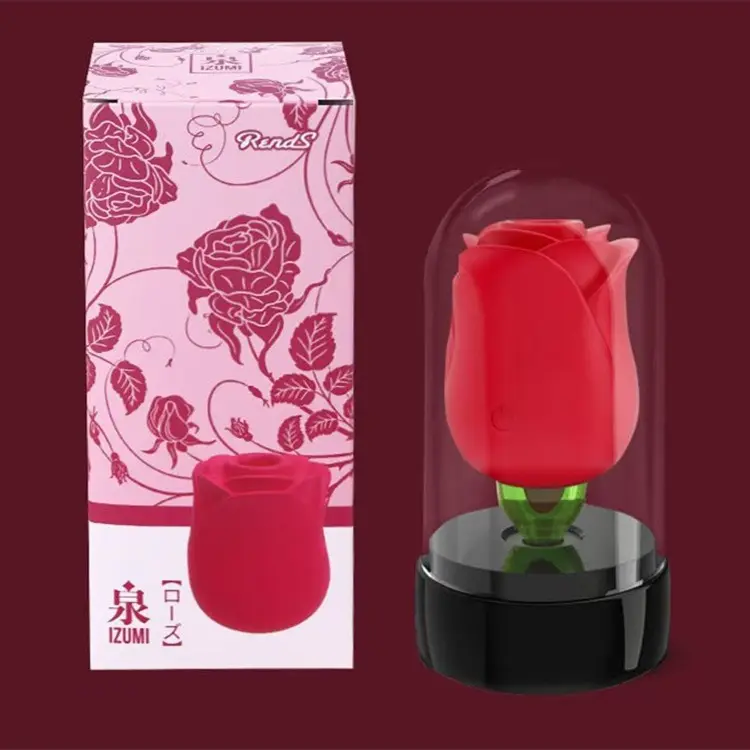 New Rose Shape Vibrator Sex Toys Nipple Sucker G-Spot Stimulate Oral Licking Powerful Pussy Female Masturbator
