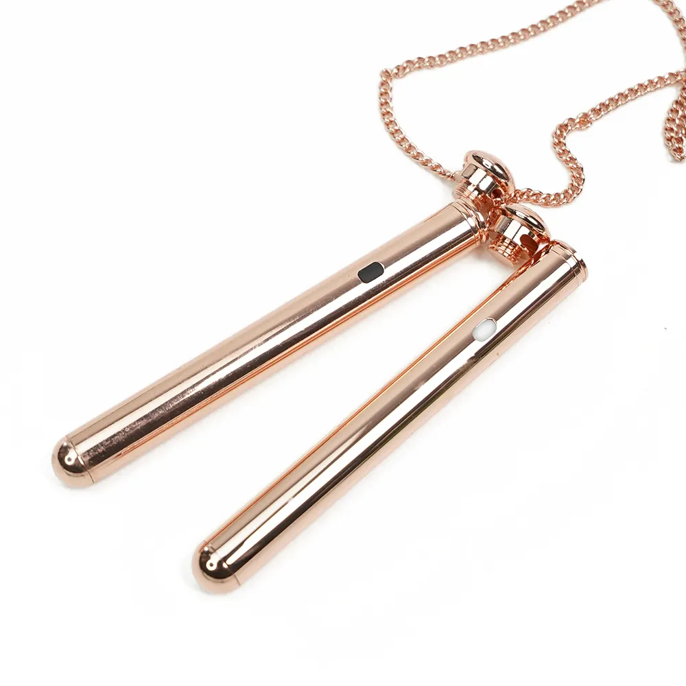 Mini Stainless Steel Wearable Necklace Vibrator for Women Adult Sex Toys