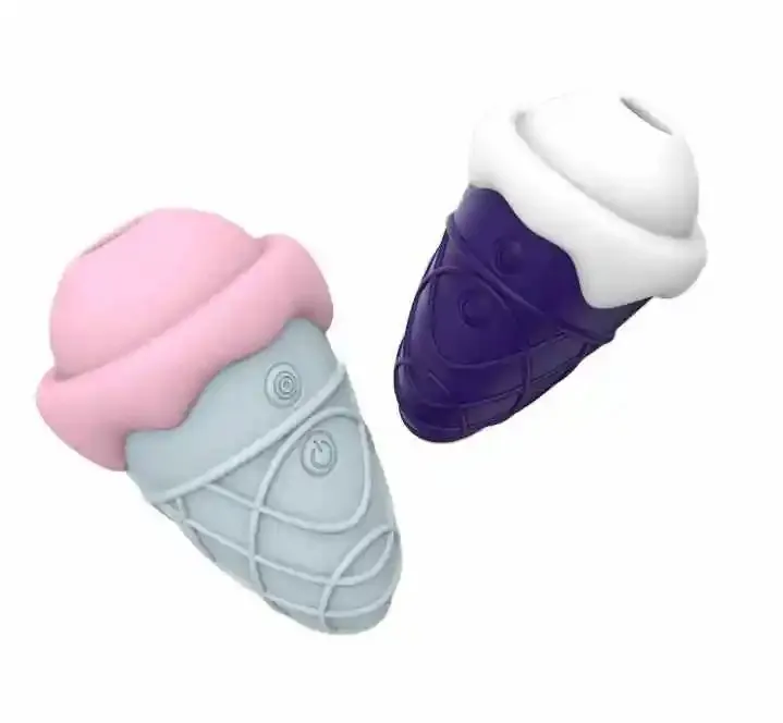 Wholesale Sucking Vibrators New Mini Portable Ice Cream Female Suction Small Vibrator Sex Toys for Woman