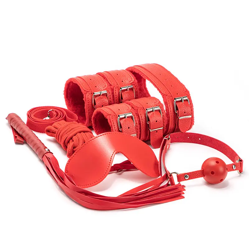 7pcs/10pcs Adult Bondage Kit SM Shop Fetish Sex Games Role Playing Bondage Whip Flirting Bondage Set Sex Toys for Couples