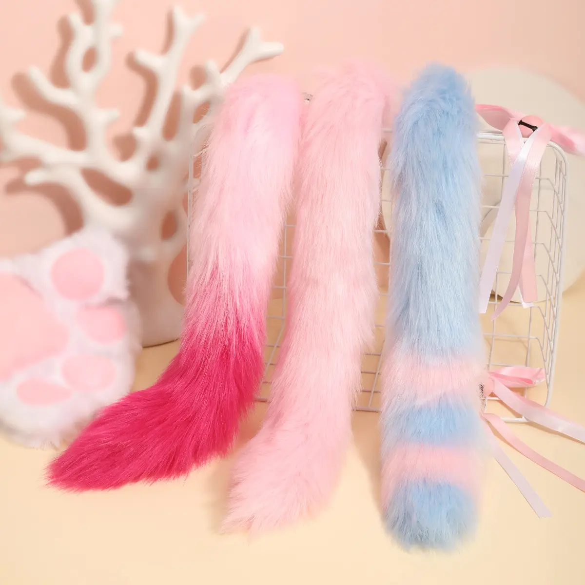 Wholesale Hot Selling Fox Tail Butt Plug Cosplay Anal Sex Toy for Sex Games