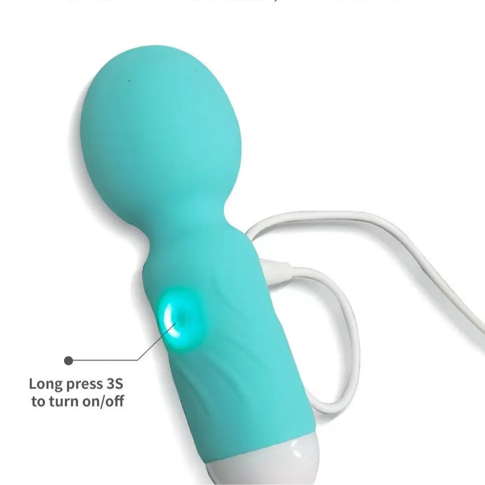 Powerful 10-Speed Mini AV Wand Vibrator G Spot Clitoris Stimulator Sex Toys Massager for Women