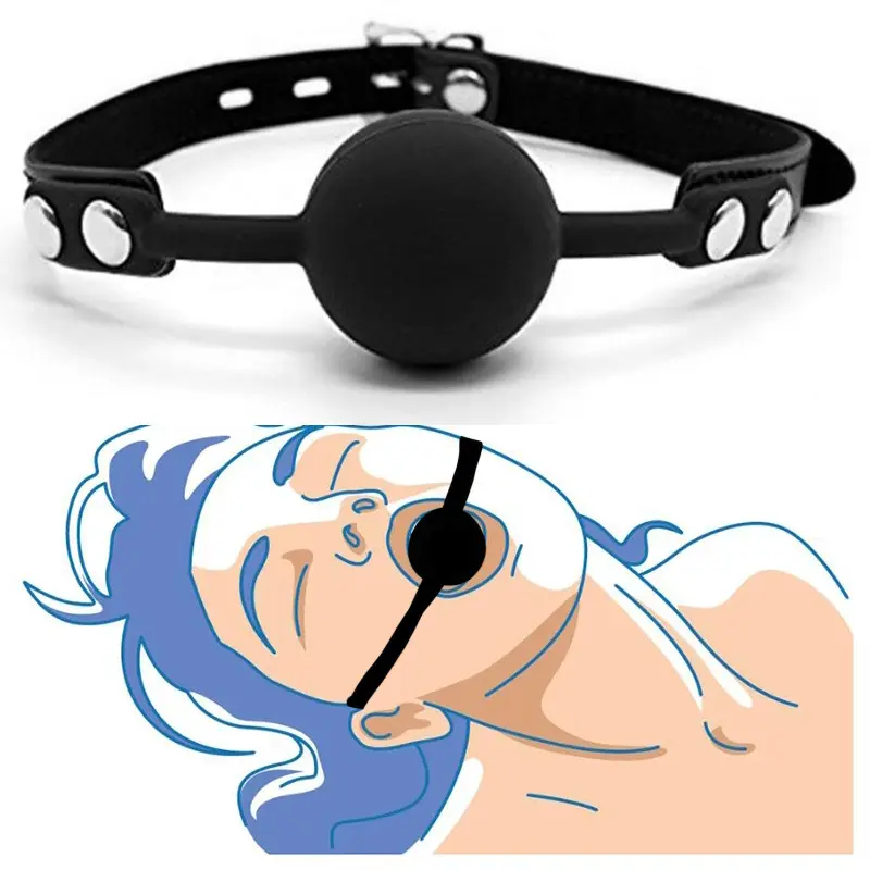 Wholesale SM Sex Toys Silicone Mouth Ball Flirting Mouth Gag for Couple Game