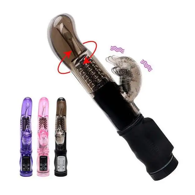Vibrating 360 Degree Rotation Big Artificial Dildo Female Rabbit Vibrator for Women Realistic Sex Toys