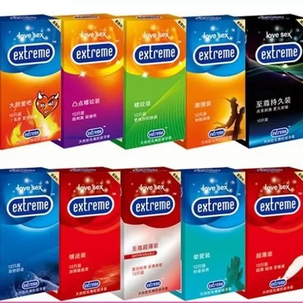 For Extra Thin Lubricated Latex Condoms Wholesale for Men-Sex Toys for Couples Delay Ejaculation Sex Products