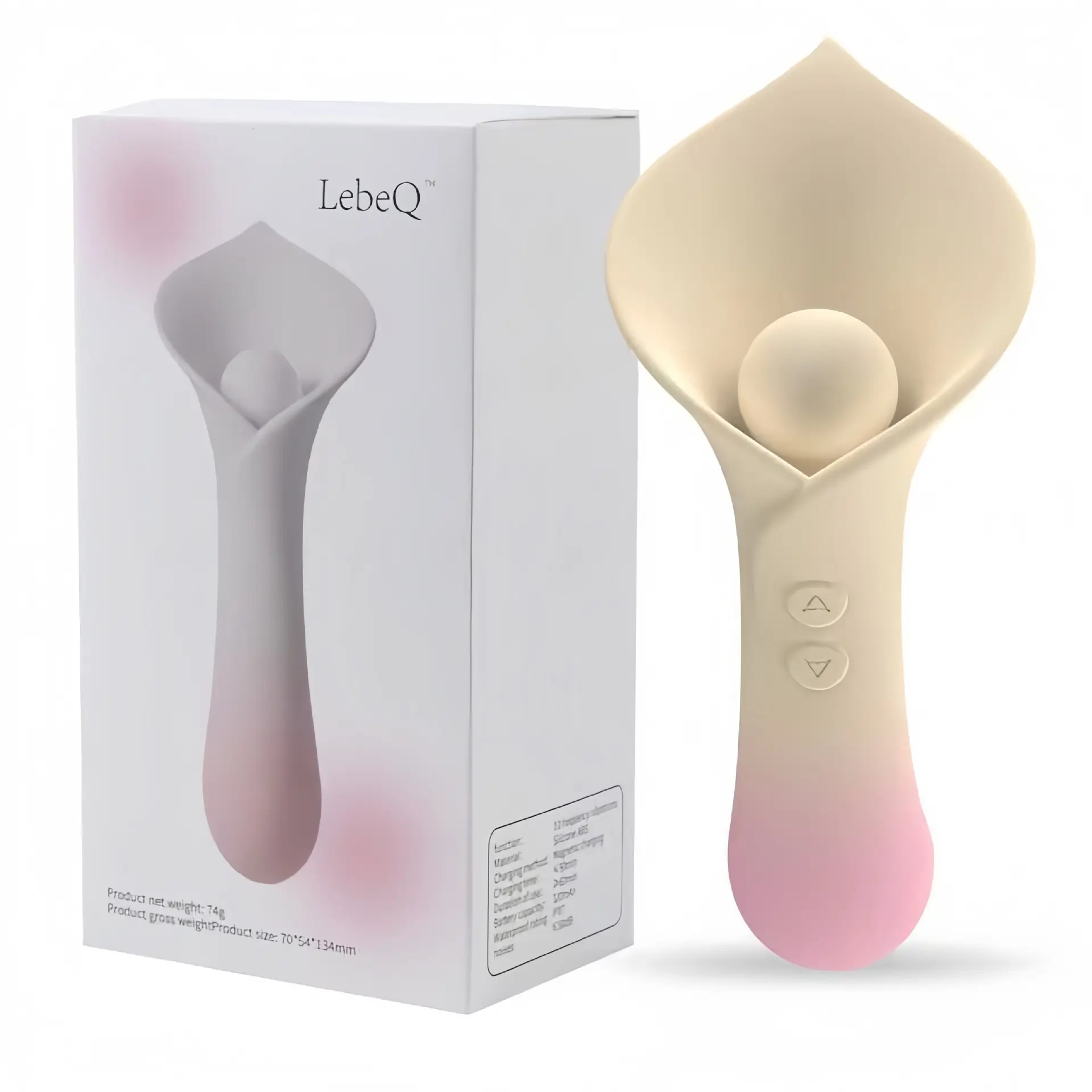 Calla Lily  G Spot Vibrator for Women USB Powered 10 Frequencies Waterproof Silent Masturbation Massage Stick Adult Product