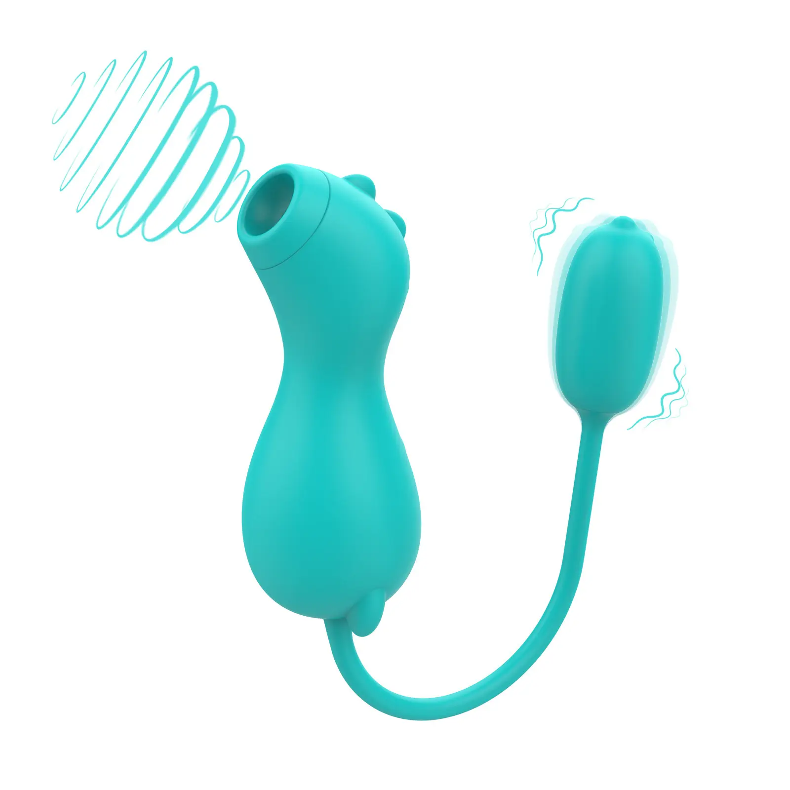 Cute Mini Sea Horse Clitoral Sucker Vibrator G Spot Egg Stimulator for Clit Orgasm Shaking Vibrating Sex Toy