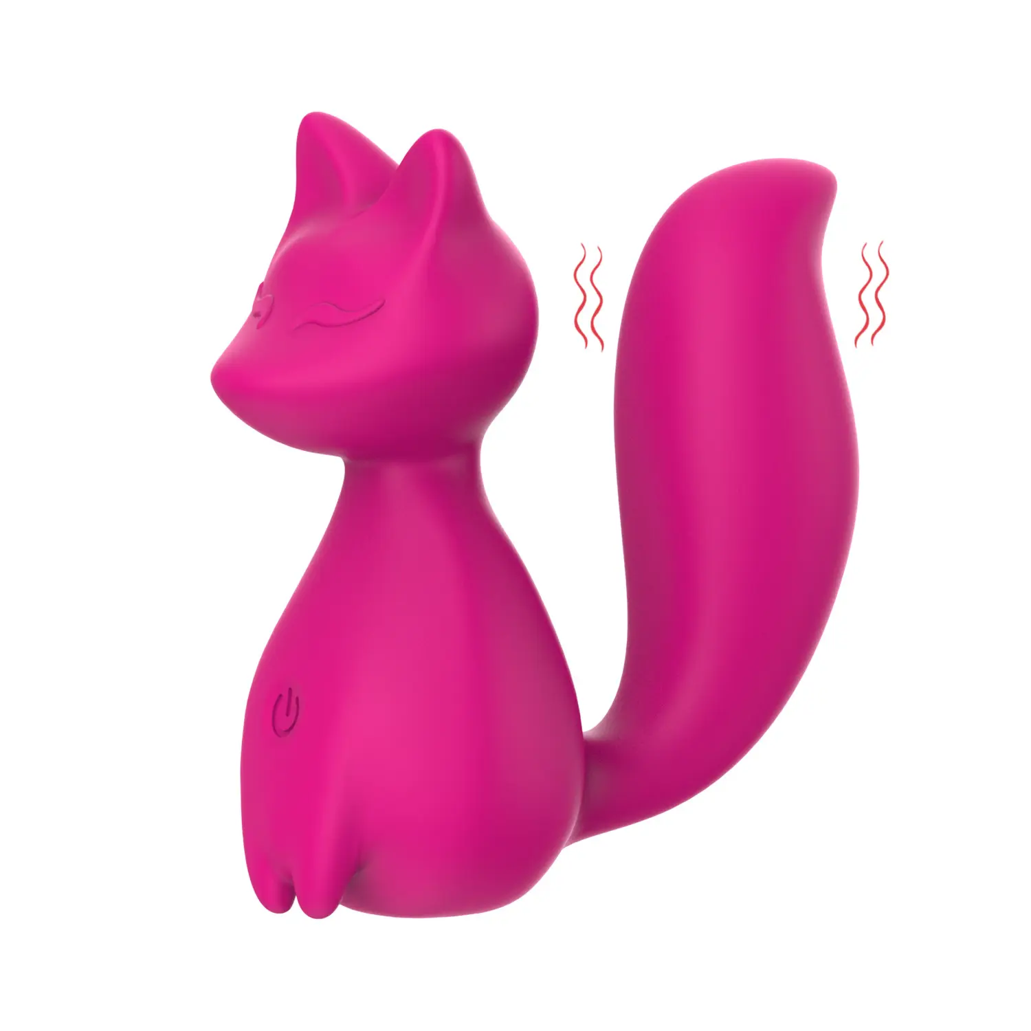 Mini Massager Powerful Vibration Dildo Cute Fox Design for Nipple and Vagina Clitoral Tease and Stimulate Sex Toys