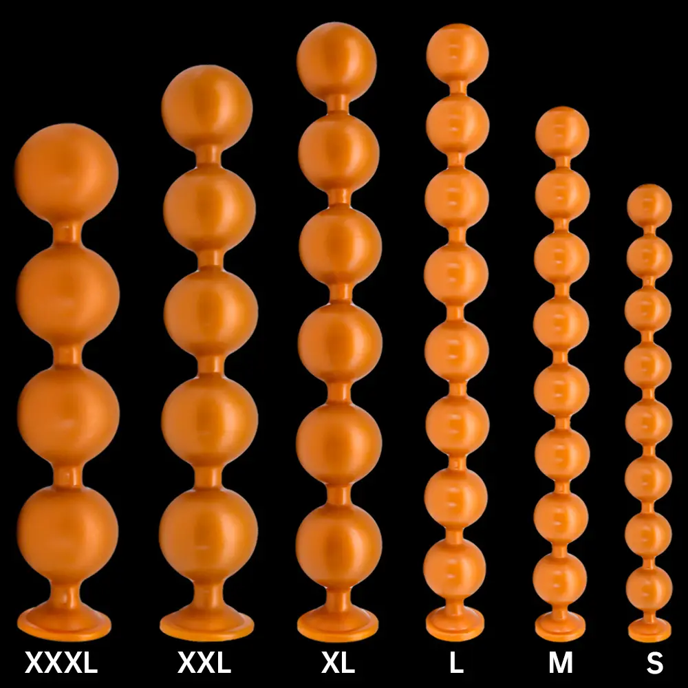 XXXL Silicone Beads Anal Plug Female Fun Beads Anal Plug for Adult Sex