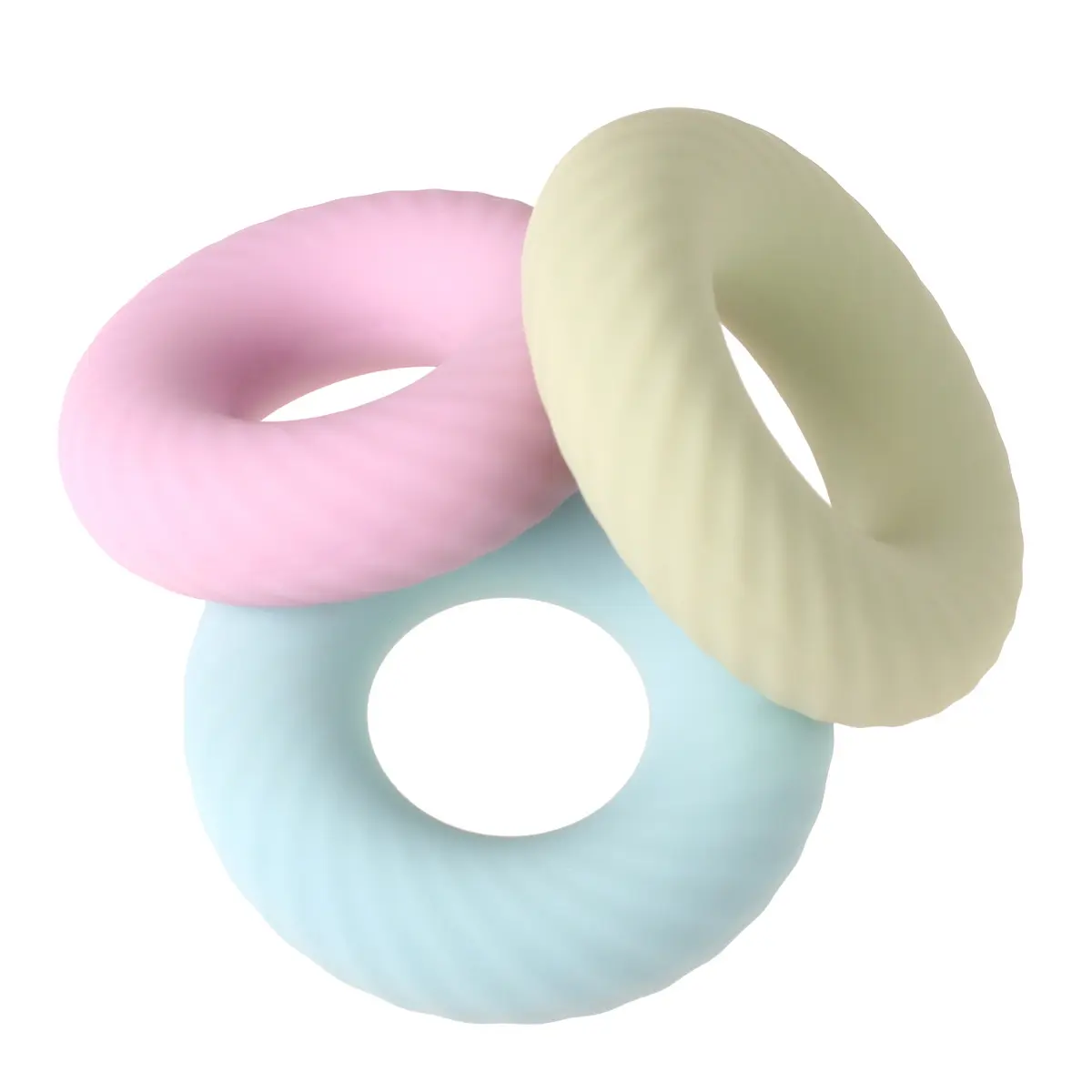 High Quality Silicone Male Lock Ring Delay Time Penis Exerciser Cock Ring Thick and Hard