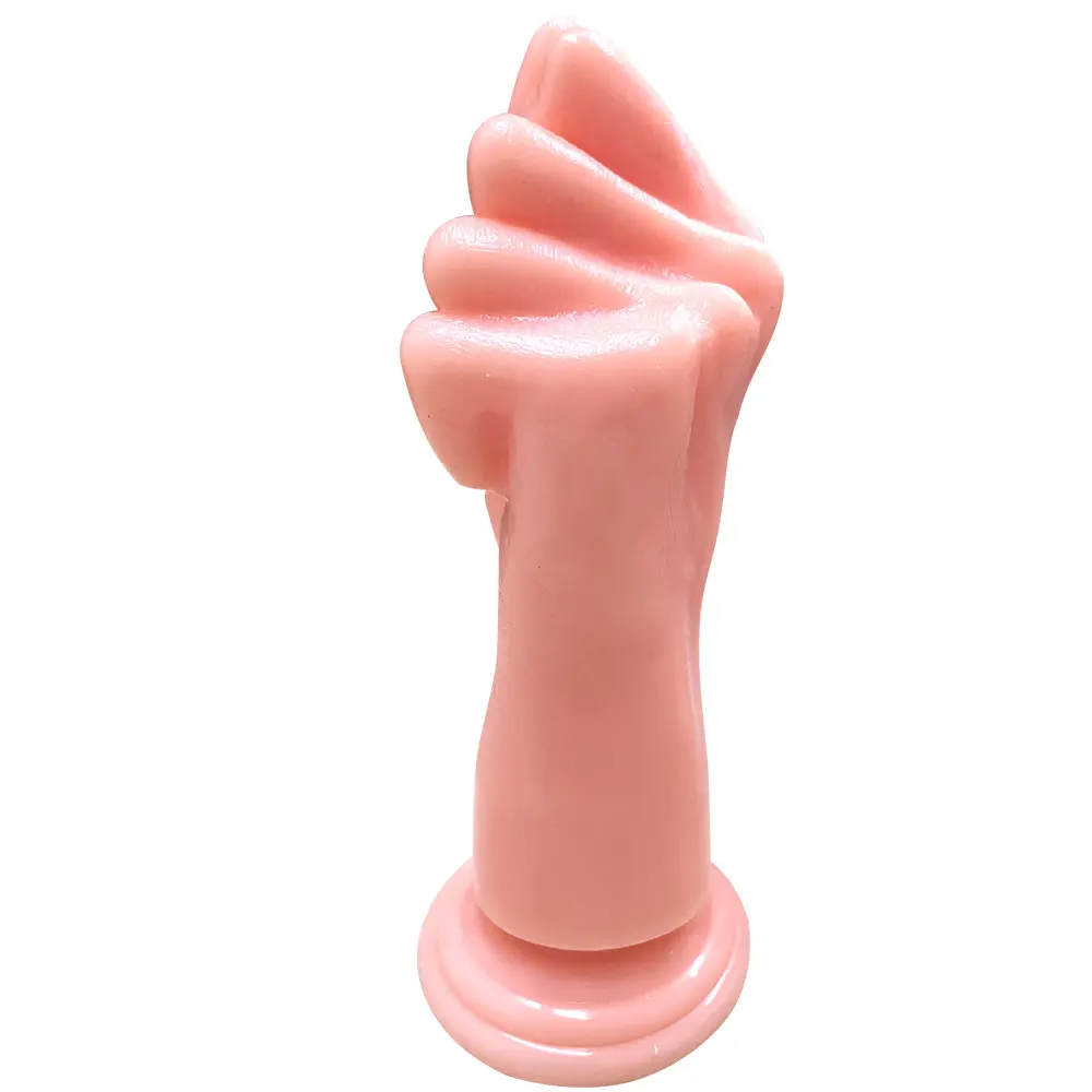 Wholesale Super Soft Lifelike Double-Headed Fist Dildo Hand Toy Long Realistic Hand Shaped Clenched Fisting Sex Toy