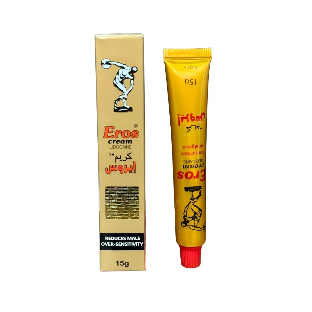 Eros Eco-Friendly Herbal Strong Delay Cream for Men Real Male Sex Gel 15g Massage Properties