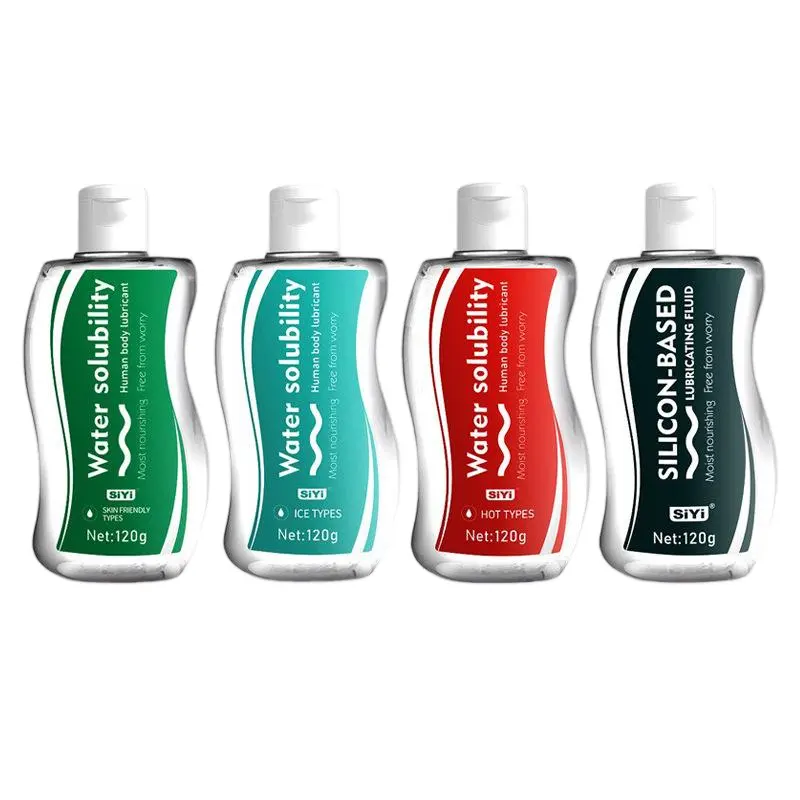 120ml Organic Non-Greasy Silicone-Based Water-Based Personal Lubricant with Flavor for Women and Men
