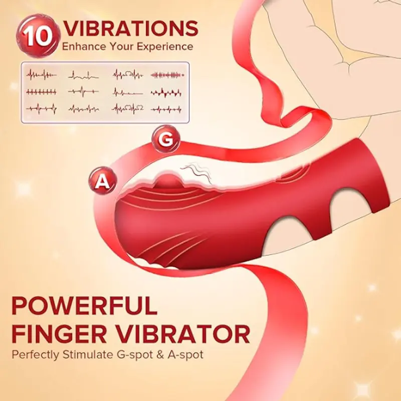 Erotic Adult Sex Toys Vibrating Egg & Finger Vibrator for Women G-Spot Clitoris Massager Designed for Masturbation