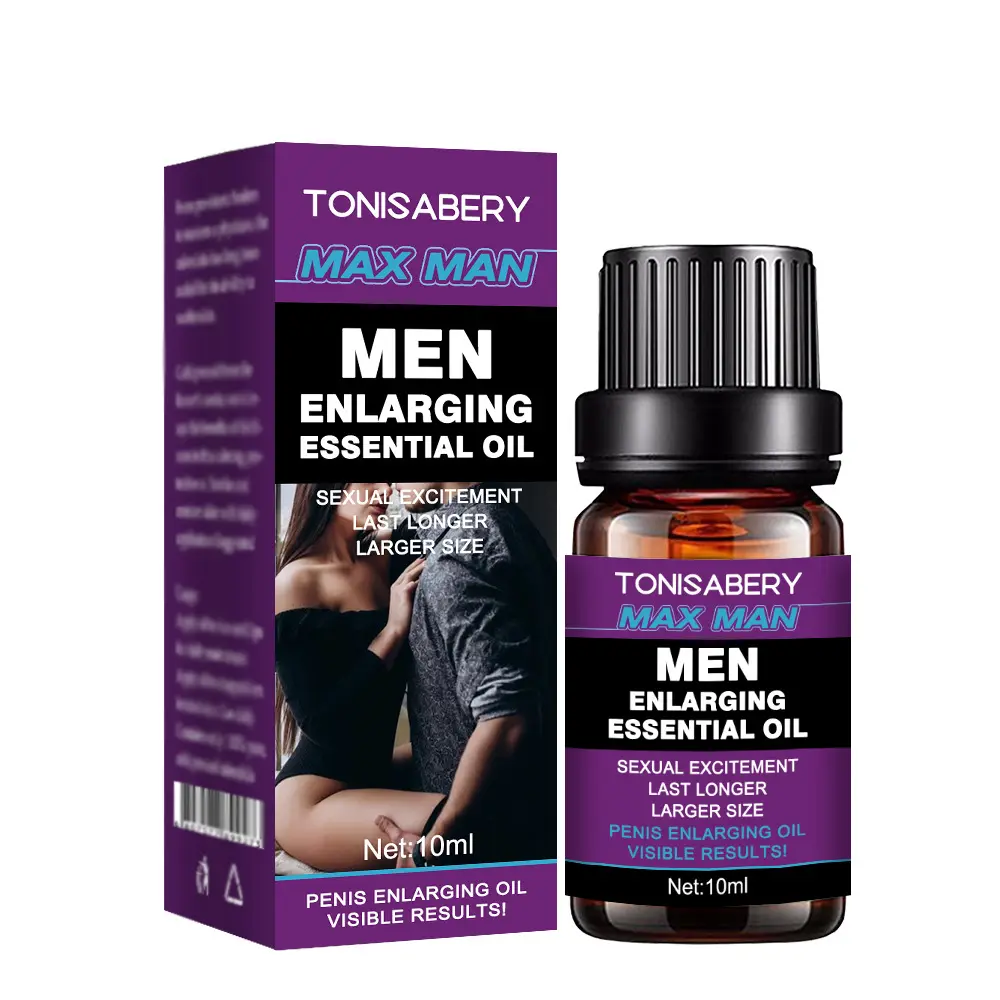 Original Factory Direct Sales Eco-Friendly 10ml Enhance Pure Natural Extract Male Enlargement Cream Massage Oil for Men Body