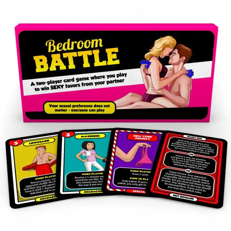 Bed Room Battle Commands Game Sex Fun 108 Cards Adults Sex Toys Couples Games Playing Card