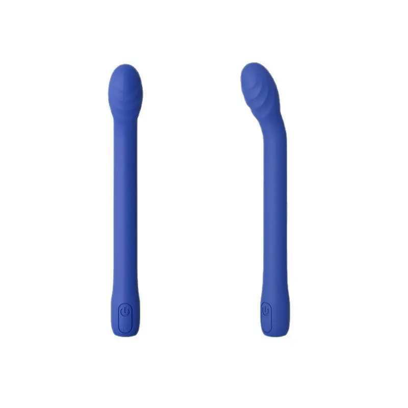Long Silicone Soft G-Spot Vibrator Wand Slim Climax Massage Stick & Dildo Convenient Finger Vibrator for Women