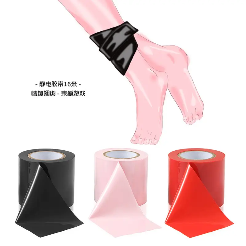 New 16M Fetish Pleasure Couple Roleplay BDSM Tape Bondage Static Tapes for Men Woman Couple
