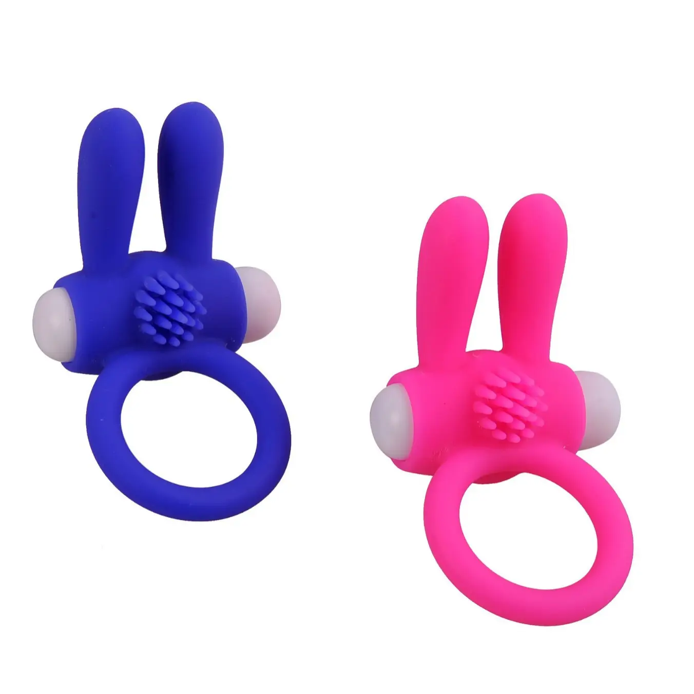 Rabbit Silicone Vibrator for Female Clitoral Stimulation Waterproof Delay Ejaculation Sex Toy for Men