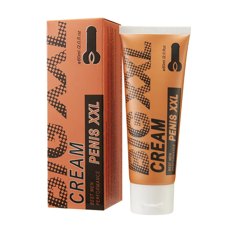 Bigxxl Men's 60g Eco-Friendly External Massage Ointment Body Enlarging Cream Herbal Aloe Vera Organic Ingredients 60ml