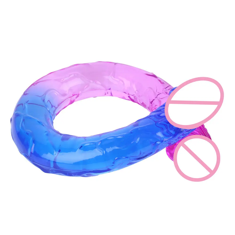 Best Selling New Styles Huge Double Heads Medical TPE Soft Waterproof High Quality Big Realistic Toys for Women