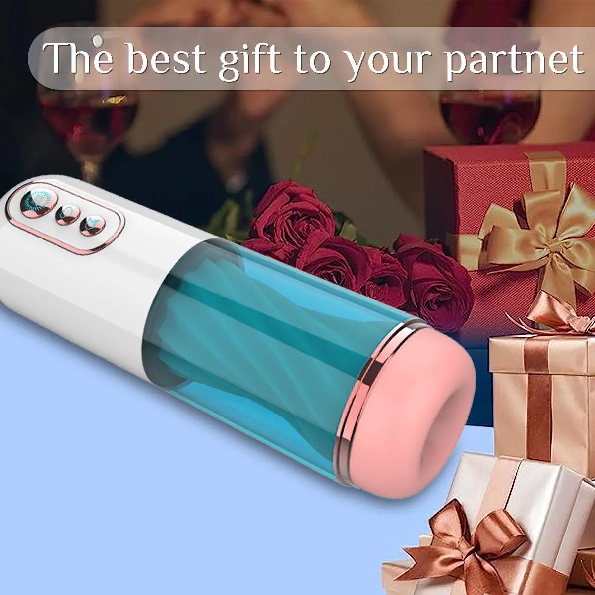 Modes POWERFUL SUCKER USB ChargingMale Sex Toys Masturbate Automatic Male Masturbator