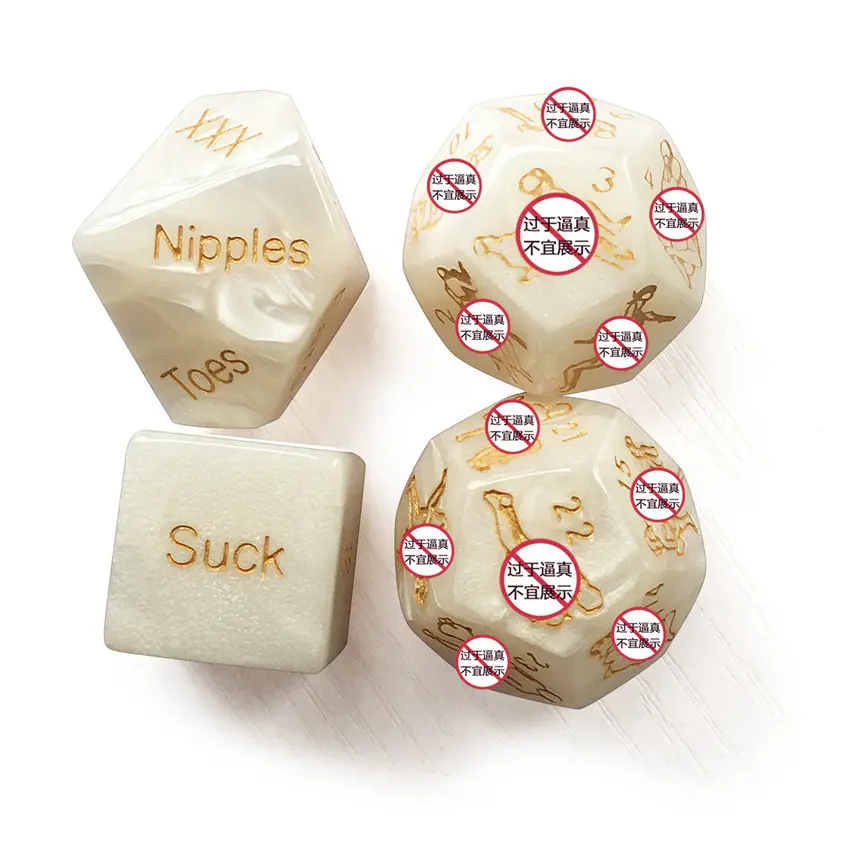 Wholesale 24 Sides Adult Love Dice Roleplay Toy 4PCS Sex Position Dice for Couple
