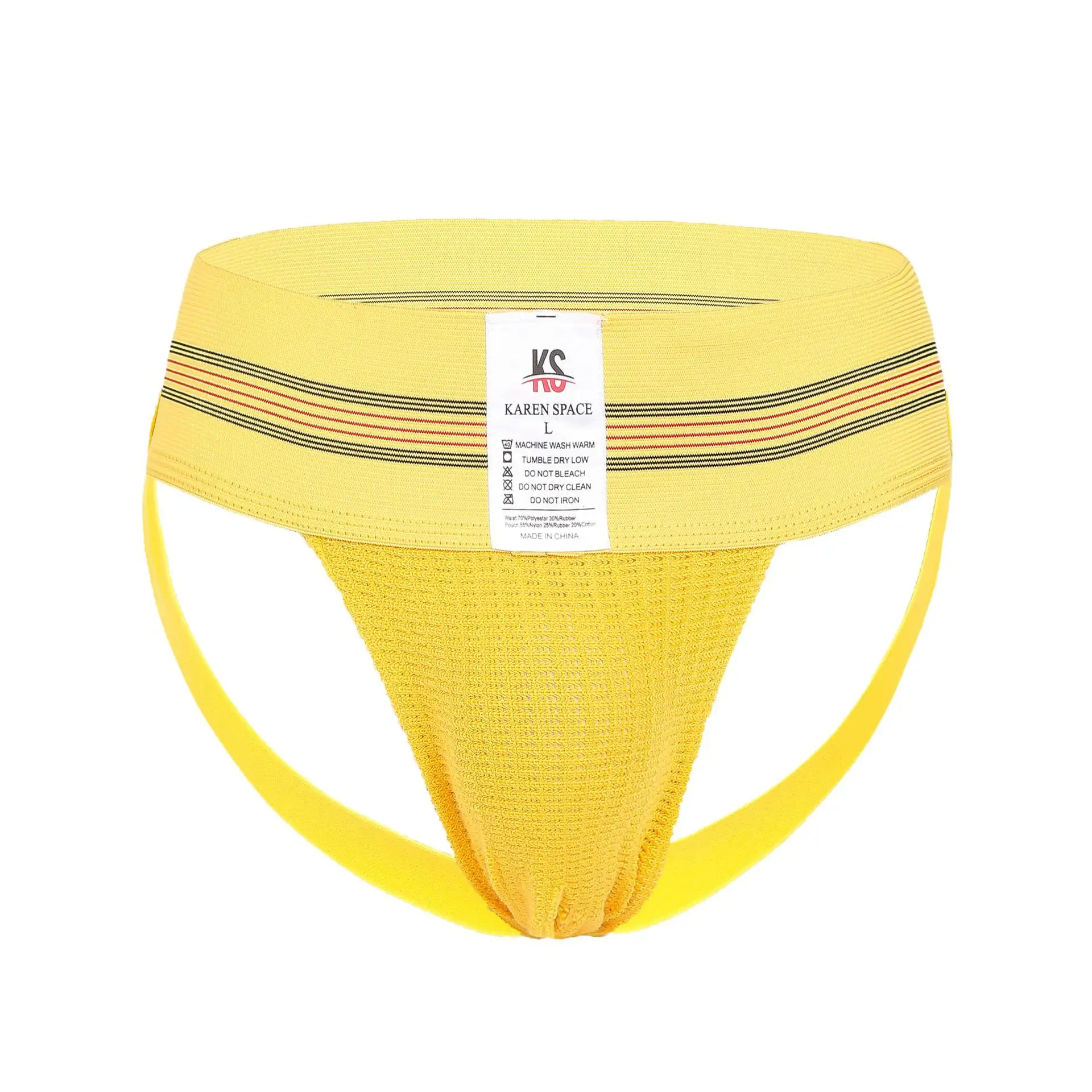 High Quality European Classic Design Low-rise Breathable Quick Dry Spandex/Cotton 7CM Width Waistband White Gay Men