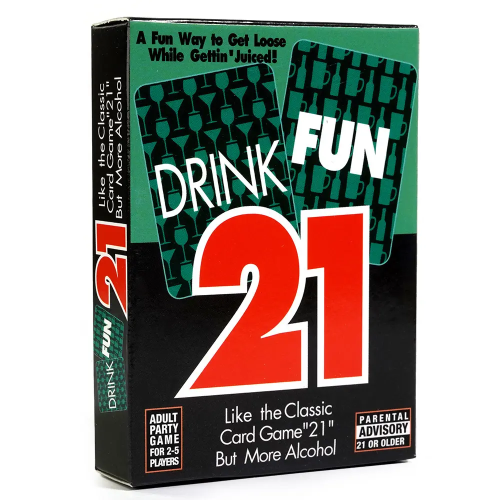 Drink Fun 21 All English Romantic Couple Sex Toys Party Game Customizable Paper Cards