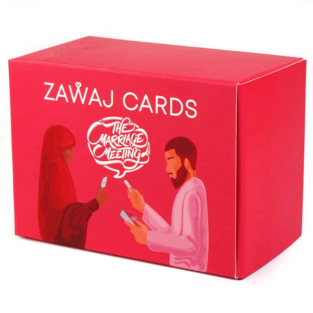 Zawaj Cards Marriage Meeting Game-Couple Dialogue & Engagement Theme Card Game for Pre-Marital Communication
