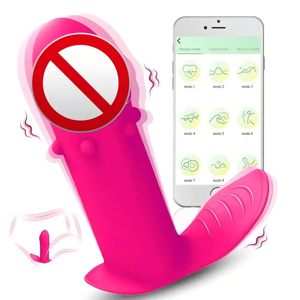 APP Controlled Female G-Spot & C-Spot Vibrator with Wireless Remote USB Rechargeable 9 Frequencies Waterproof Masturbation Toy