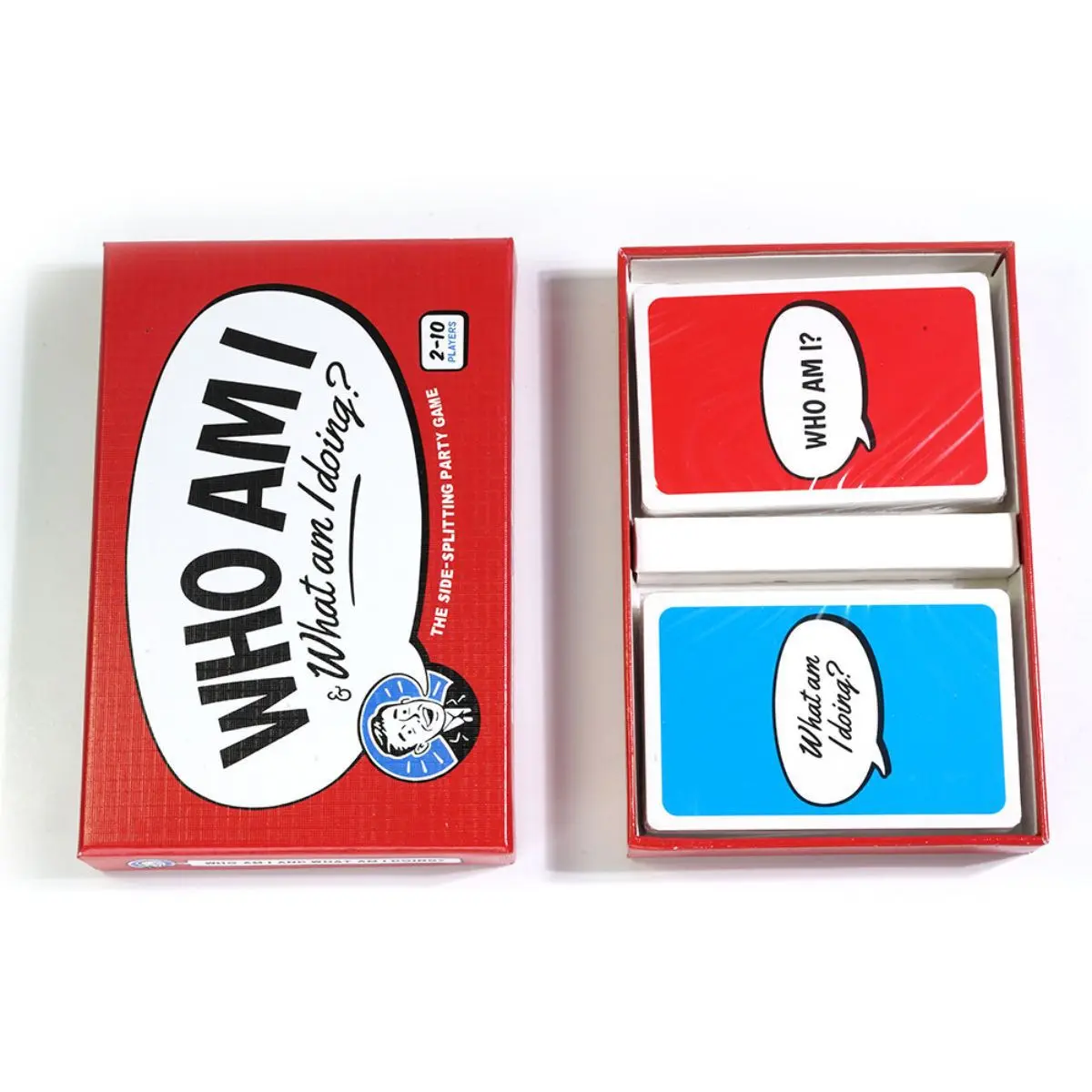 Who Am I Educational Family Party Card Game with Parent-Child Interactive Cardboard Box Game for Parties