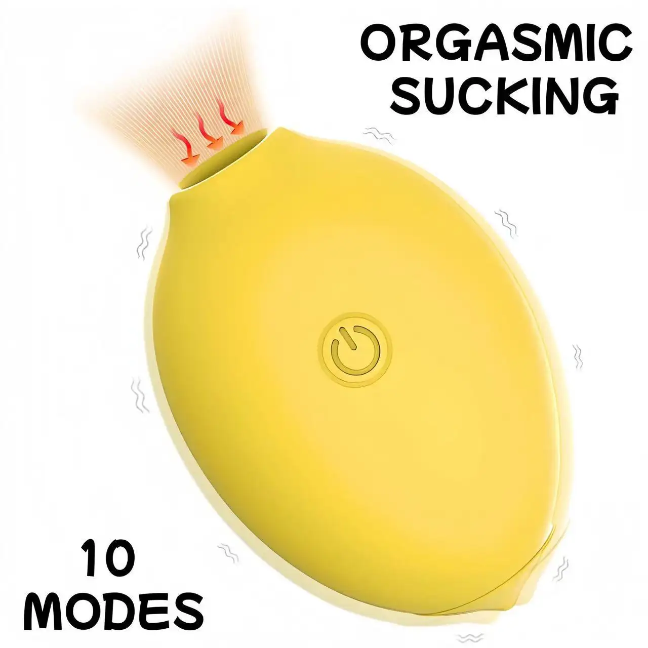 Lemon Clitoris Sucking Licking Vibrator 10 Frequencies USB Rechargeable Waterproof Female Masturbator