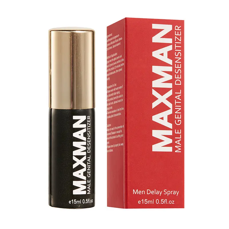 Hot Sale MAXMAN Delay Spray for Men Long-Lasting Intimacy Performance Enhancer Adult Intimate Care Product for Extended Pleasure