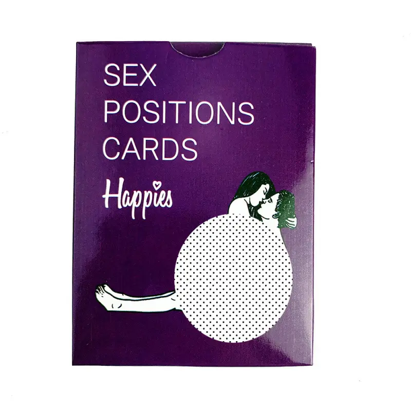 Sex Positions Cards Custom Round Erotic Playing Card Sex Toys Couples Game with Printed Sexy Paper Positions