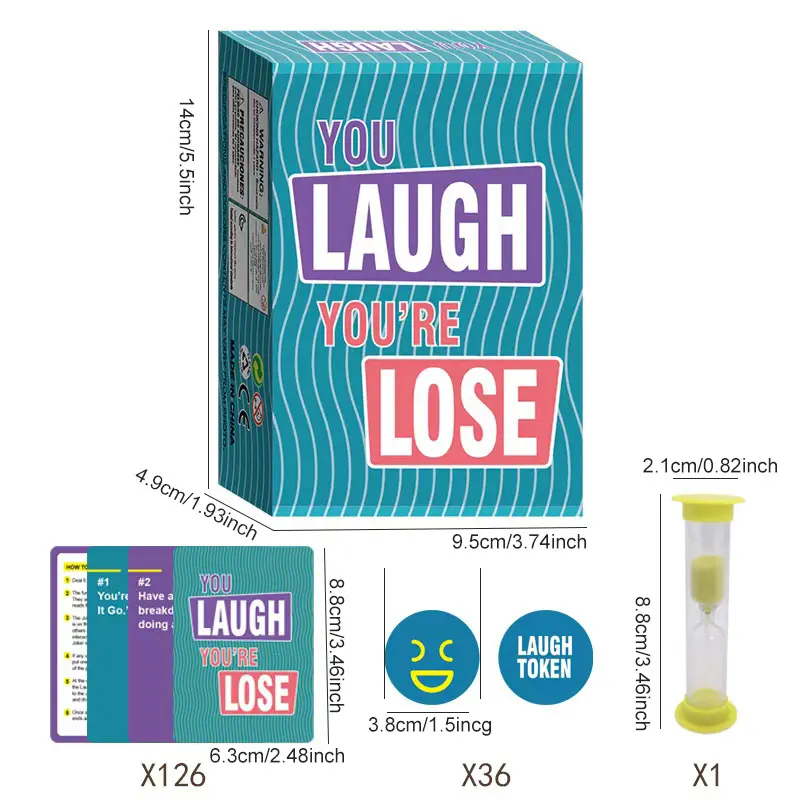 Adult English Game Cards You Laughing You Lose Game Night Party Game Playing Cards