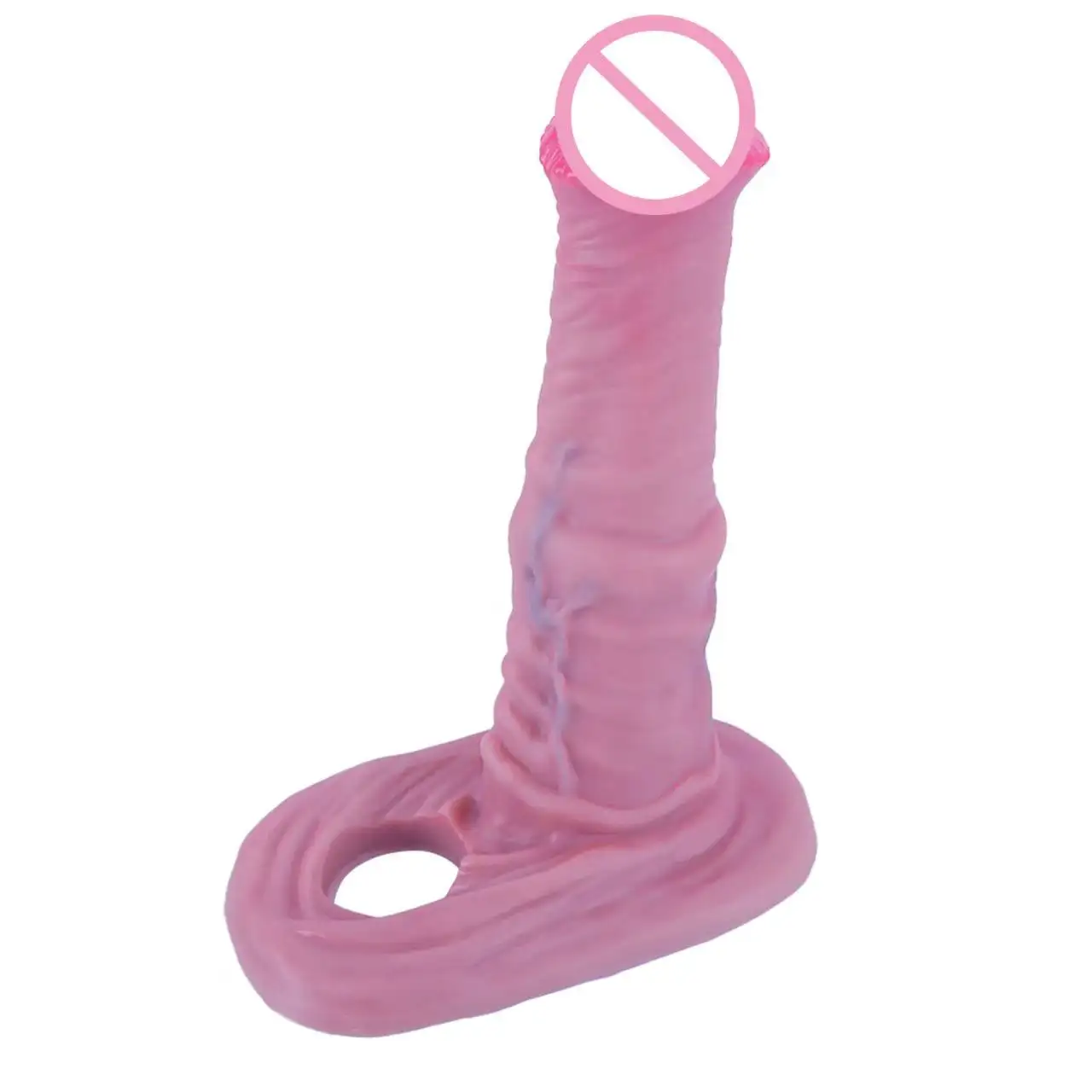 Wholesale Huge Silicone Penis Sleeve Realistic Monster Enlarge Delay Sleeve Couple Sex Toys
