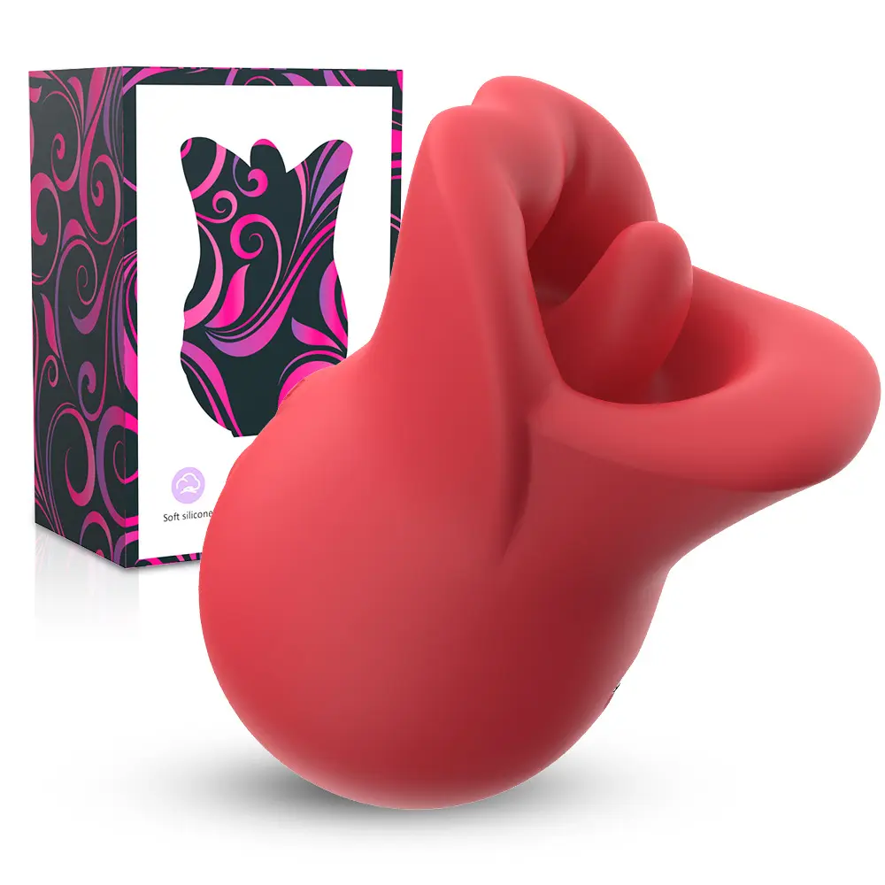 Female 10 Frequency USB Rechargeable 100% Waterproof Mouth Tongue Licking Vibrator for Women Masturbation G Spot Clitoral