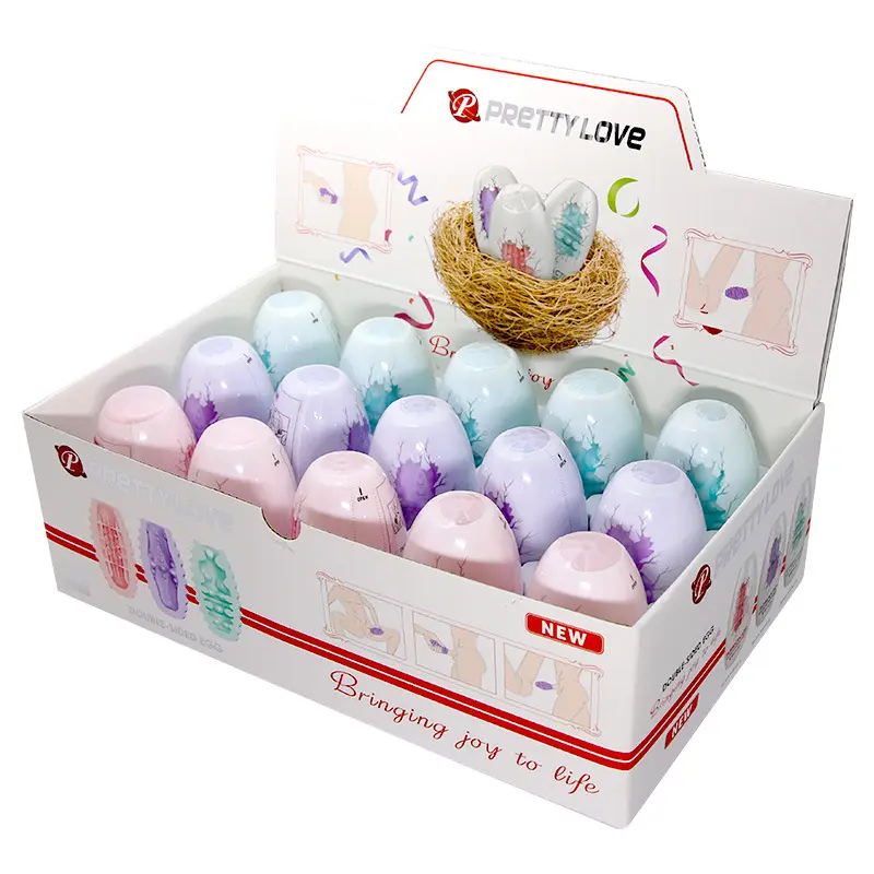 Pretty Love Mini Pocket Stroker Double-Sided Masturbation Cup Male Masturbator for Soft Silicone Adult Sex Toy for Men