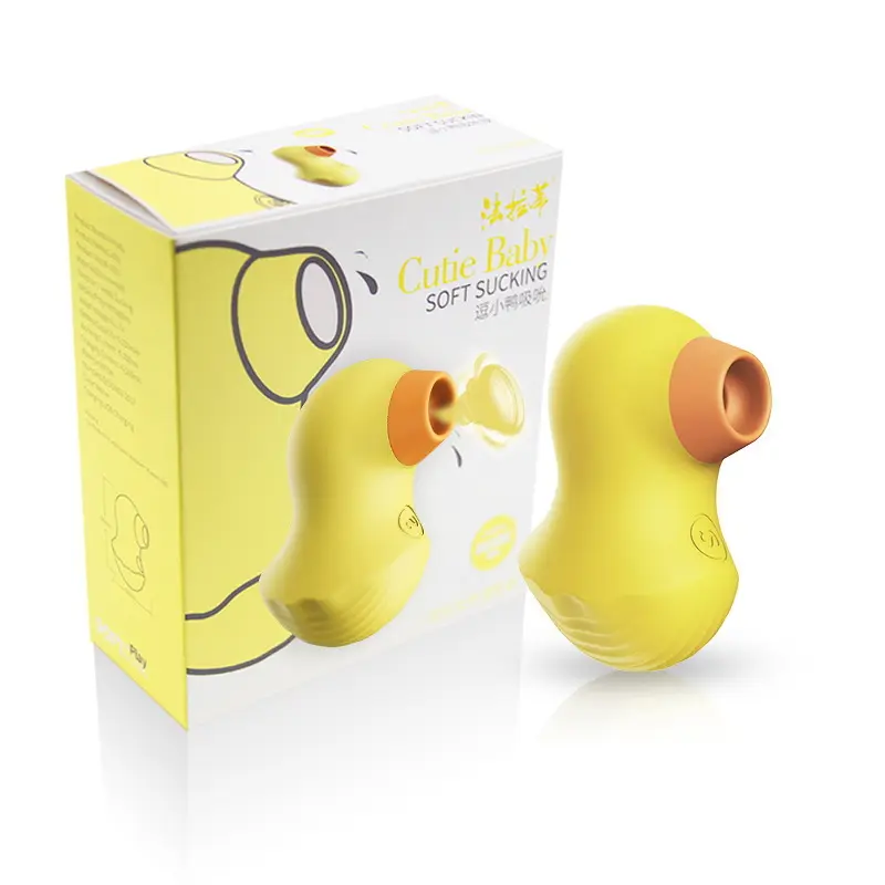 Powerful Nipple Stimulation Clitoral Vibrator Mr. Duckie Sucking Vibrator for Couple