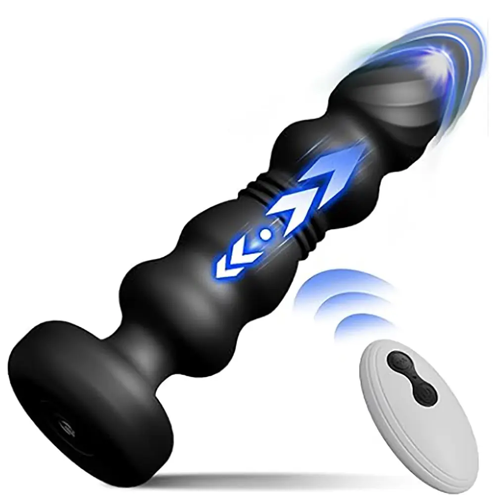 Anal Plug Sex Toys Vibrator Silicone Anal Toys Butt Plug Kit Vibrating Anal Plug and Prostate Massager Adult Sex Toys