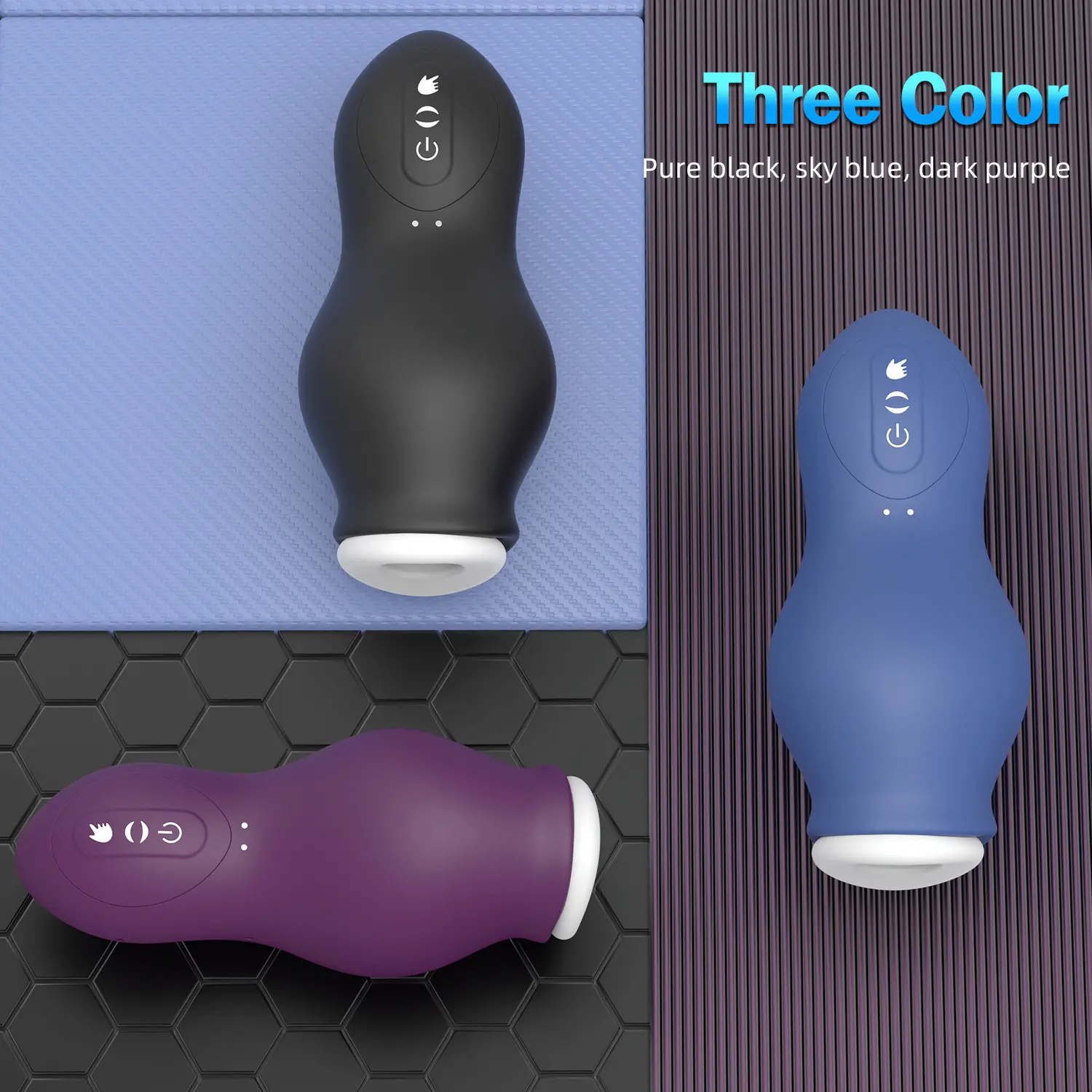 Men's Trainer Exercise Waterproof Airplane Cup Masturbator with Sucking Vibration Feature