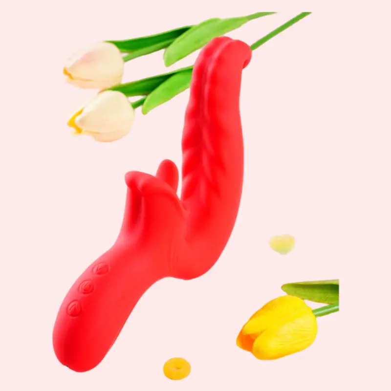 Hot Sale 2 in 1 Sucking Vibrator G Spot Clitoral Stimulator Adult Sex Toy Tongue Licking Sex Toys Adult Products for Woman