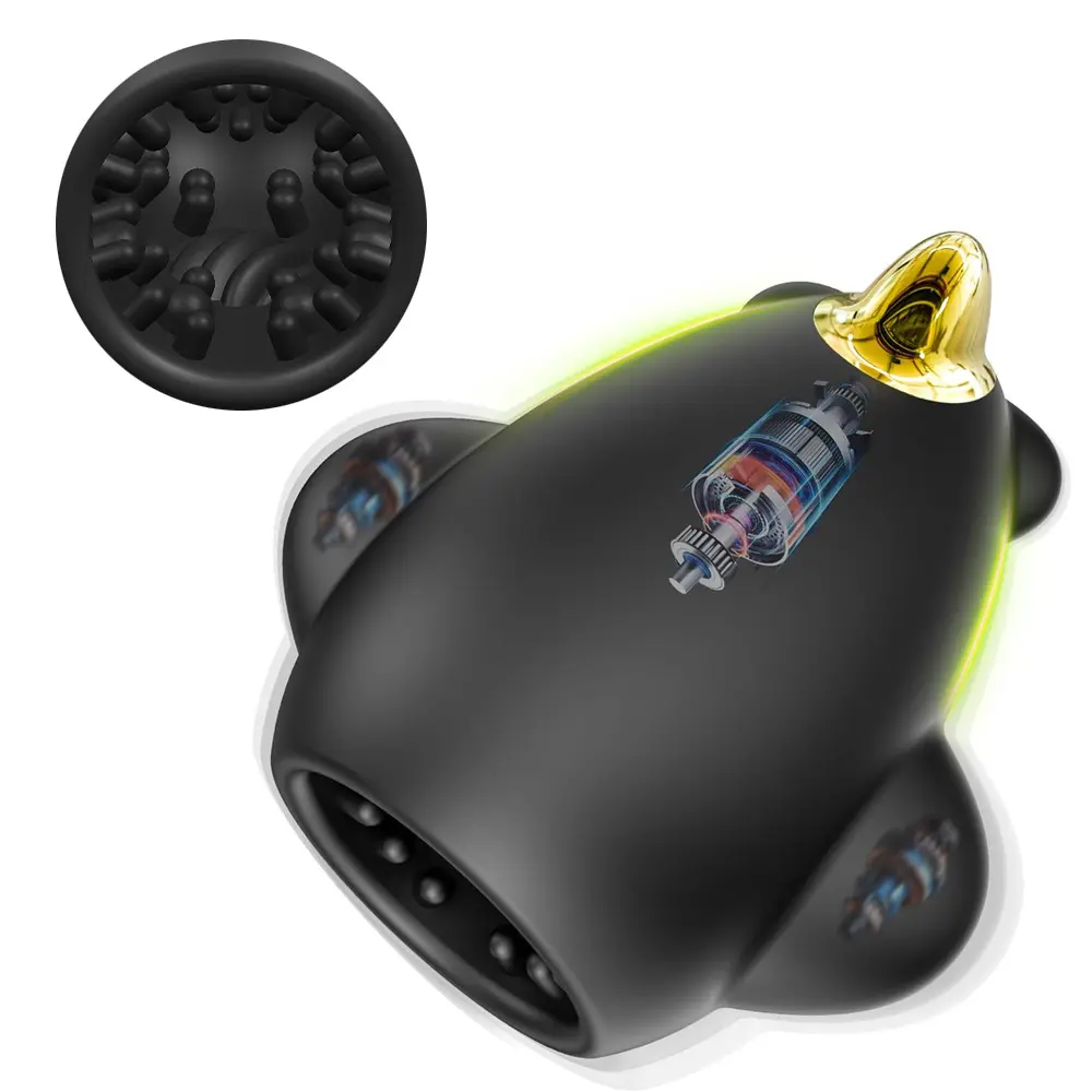 Electric Handheld Silicone Male Masturbation Cup Vibration Adult Sex Toy Male Masturbation Adult Sex Toys for Men