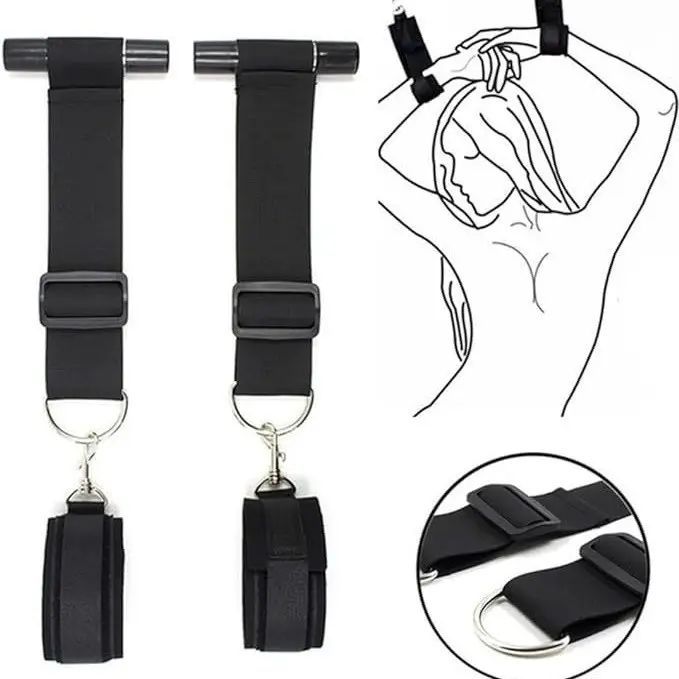 Adult Sex Toys Over the Door Entryway Handcuff Bondage Gear Hanging Wrist Bondage Straps for Couples