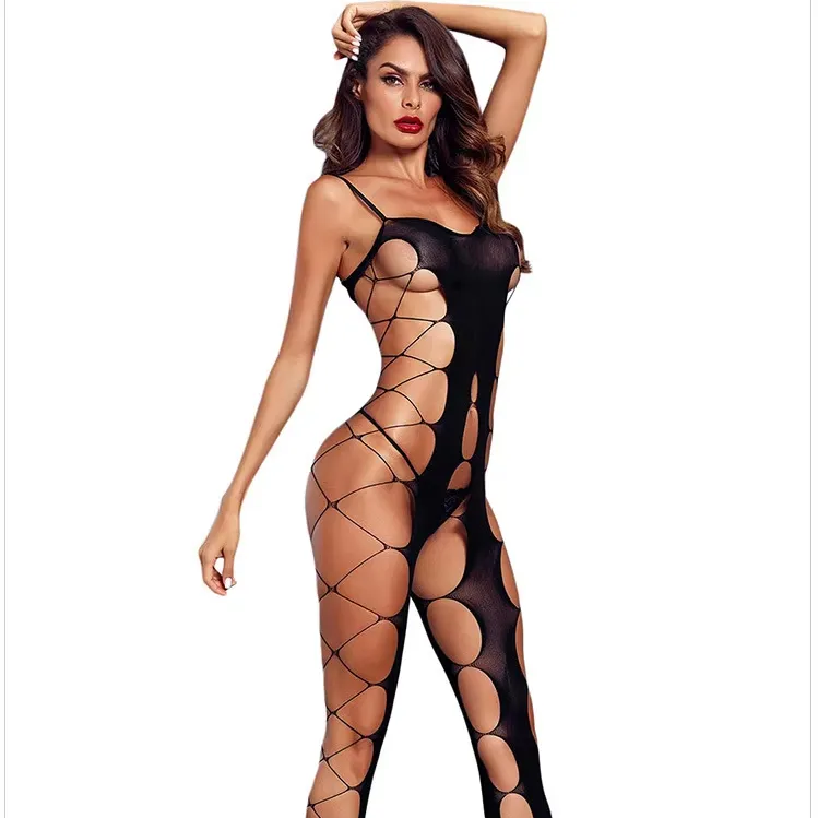 Women's Erotic Lingerie Sexy Tights Erotic Exotic Clothing  Transparent Large Size Fishnet Stockings Pantyhose