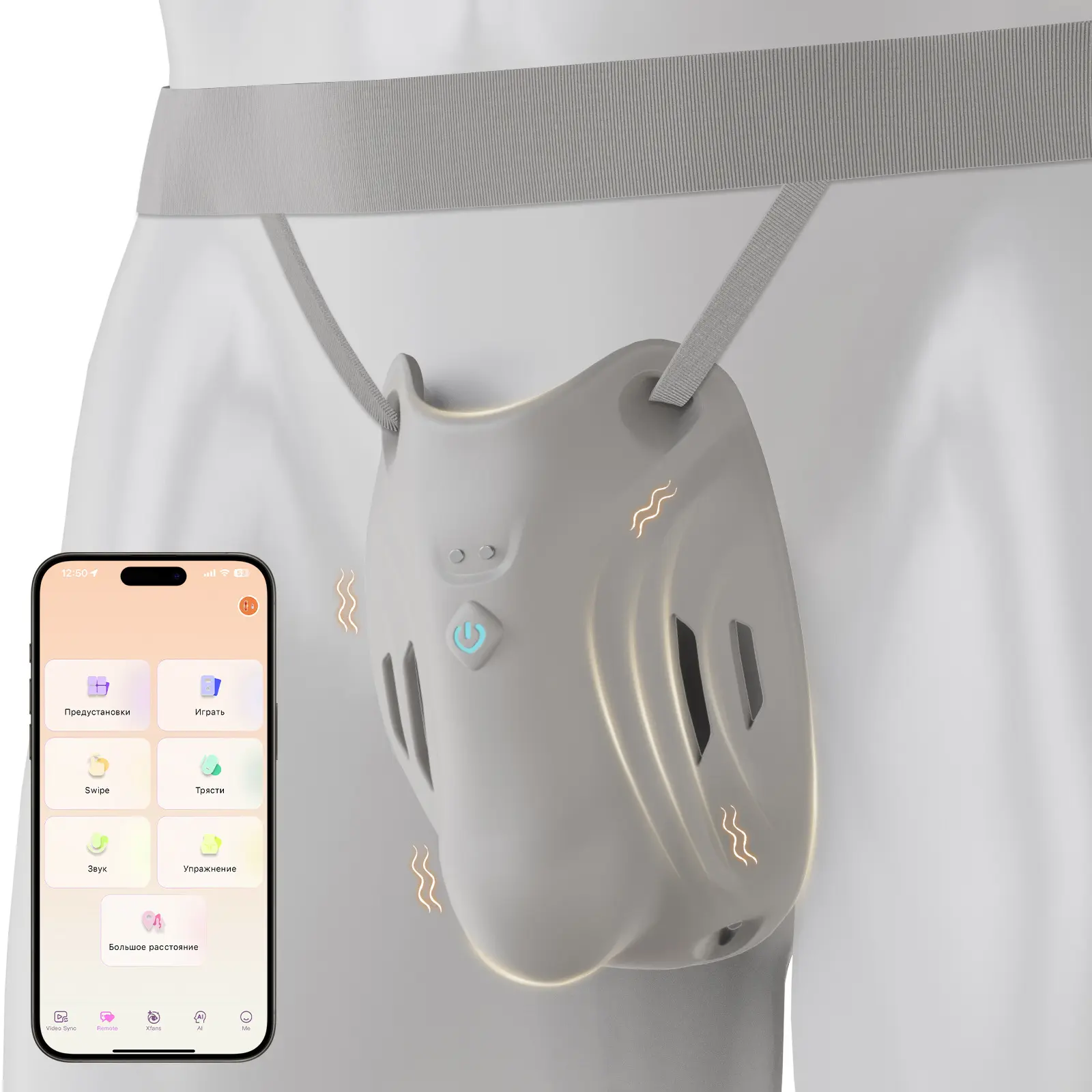 New App Remote Control Wearable Dildo Sex Toy Lifelike Hollow Strap on Device with Pants for Men Look Bigger Penis