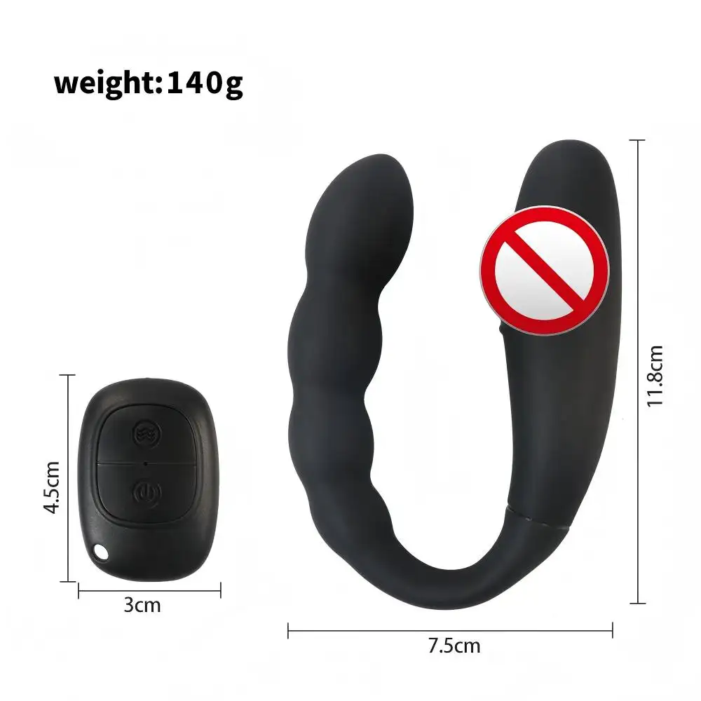 Hot Selling G-Spot U-shaped Double Ended Rabbit Vibrator USB Rechargeable & 100% Waterproof Silicone Beads for Body Care Tools