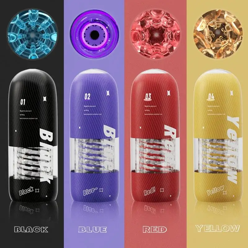 ROSELEX High Quality Spiral Texture Male Masturbator Handheld Pocket Penis Training Cup Soft TPE Waterproof Adult Sex Toy